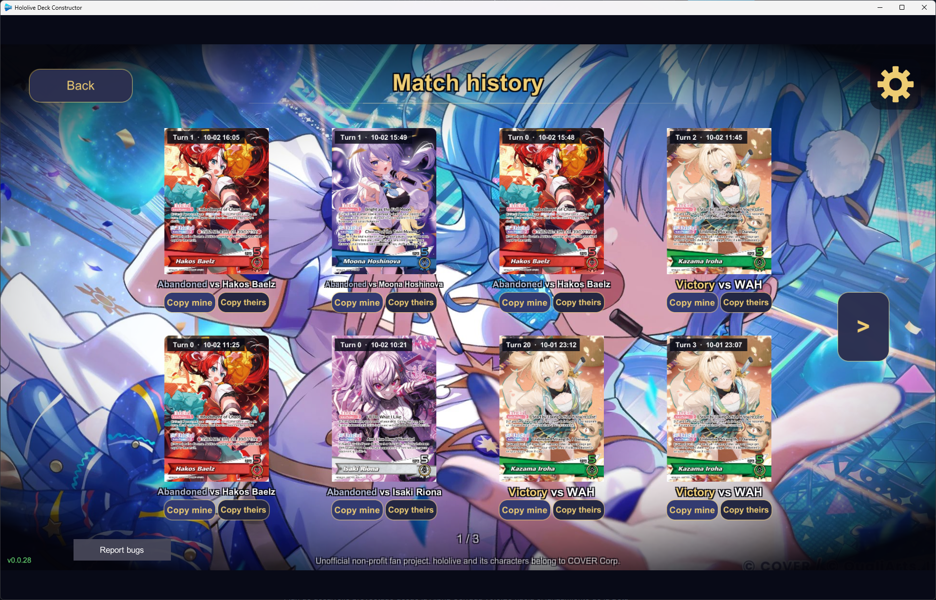 Historial HDC